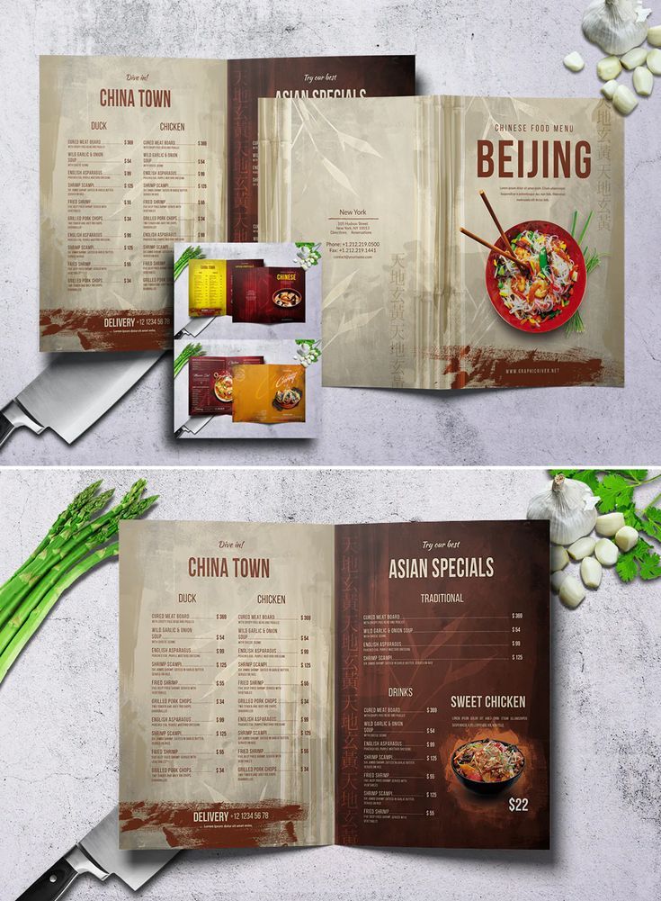 menu design